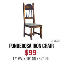 Load image into Gallery viewer, Ponderosa Iron Chair