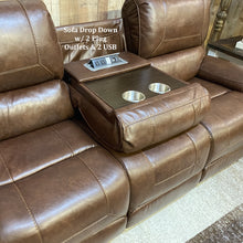 Load image into Gallery viewer, Montana Brown Reclining Sofa Set