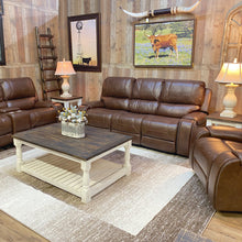 Load image into Gallery viewer, Montana Brown Reclining Sofa Set