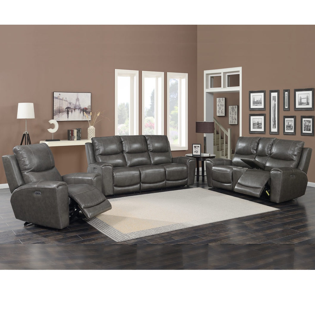 Laurel Gray Power Recline Set