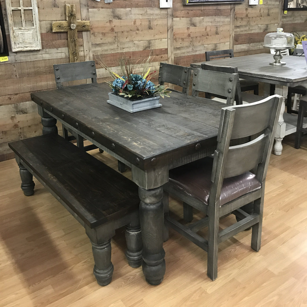 Weathered Farmhouse Table Set